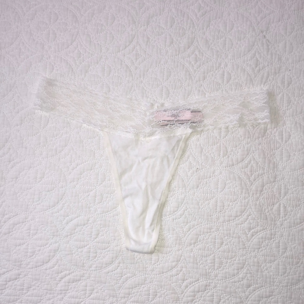 Victoria's Secret White Thong Panties (NWT)